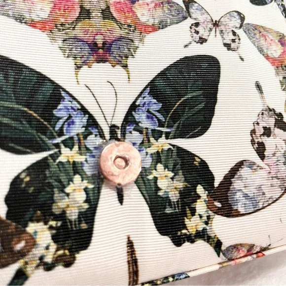 Ted Baker London RARE 2017 Strisa Butterfly Print Clutch NWOT - Picture 11 of 12
